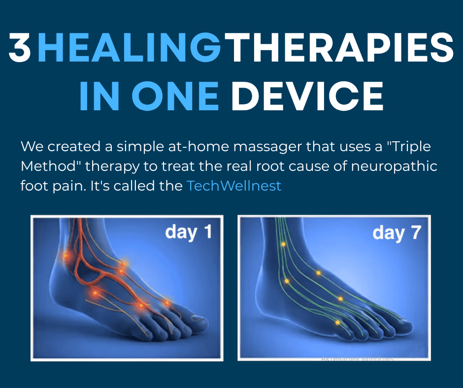 TechWellnest™ Triple Method Foot Massager